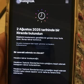 Instagram Hesabım Askıya Alındı, Anılarıma Erişemiyorum Ve Destek Bekliyorum