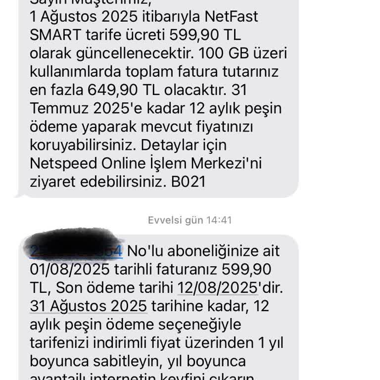 Netspeed Zam Tarihini Geriye Çekerek Haksız Ücret Aldı