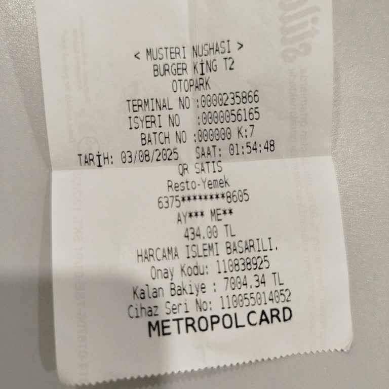 Antalya Havalimanı Burger King'de Saygısız Ve İlgisiz Personel