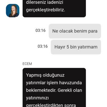 Yatırdığım Paranın İadesi Yapılmadı Ve Hesabım Engellendi