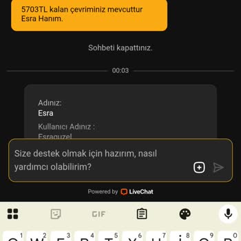 Sürekli Değişen Çevrim Şartları Nedeniyle Paramı Çekemiyorum