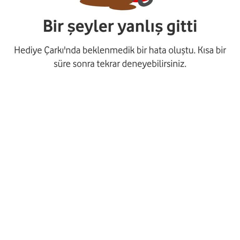 Vodafone Hediye Çarkı Erişim Sorunu İçin Acil Çözüm Talebi