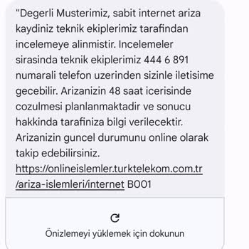Uzun Süreli İnternet Kesintisi Ve Yetersiz Fatura İndirimi