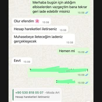Instagramdan Sipariş Verdiğim Elbiselerin Parasını Geri Alamadım Mağdur Edildim