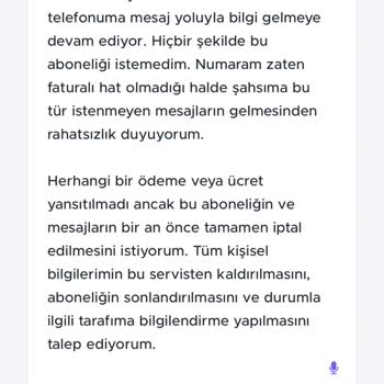 İstemeden Başlatılan Turkcell Aboneliği Ve İstenmeyen Mesajlar