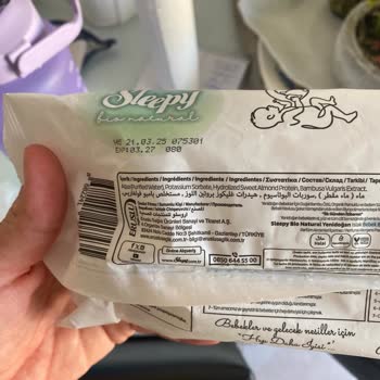 Sleepy Islak Mendil Paketlerinde Küf Benzeri Madde İle Karşılaşılması