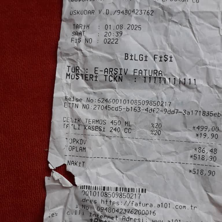 Aldığım Termosun Plastik Kokusu Ve İade Sorunu