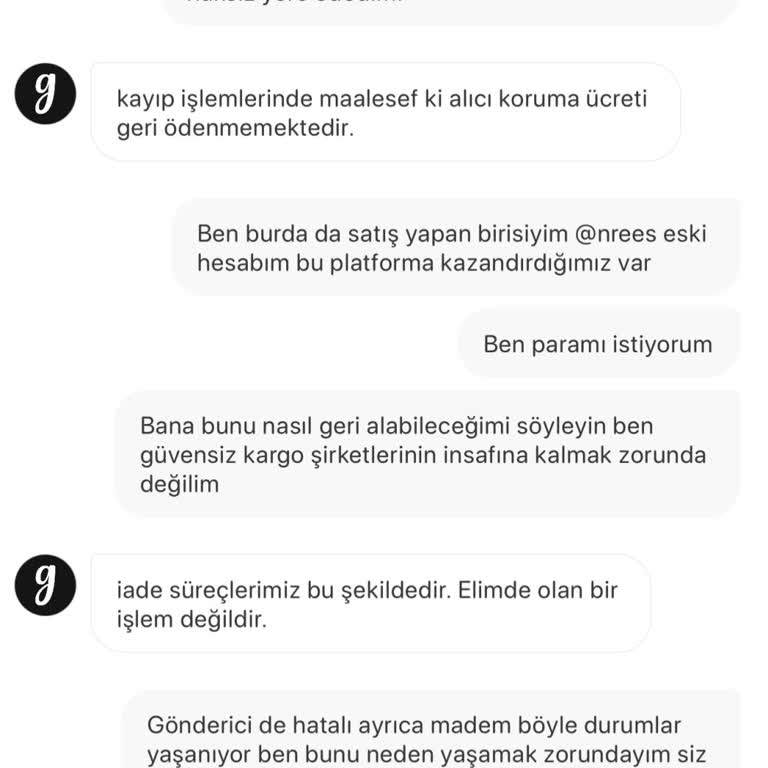 Kargo Kayboldu, Para İadesi Ve Destek Sorunu Yaşıyorum