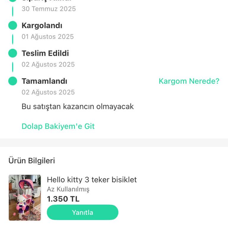 Dolap Uygulamasında Beklenmedik Komisyon Ve Bilgilendirme Eksikliği Nedeniyle Satıştan Kazanç Elde Edememe