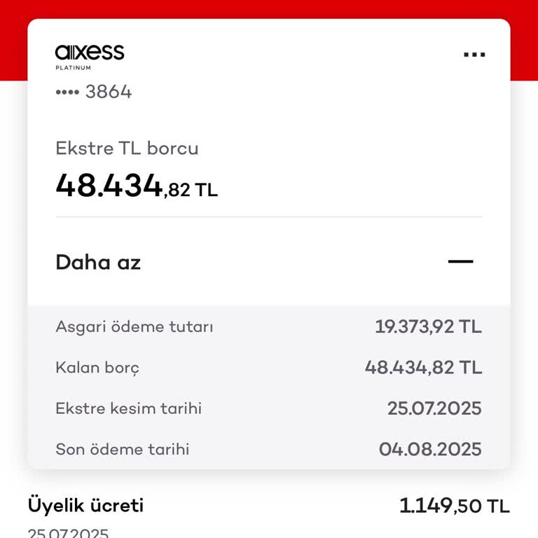 Düzenli Kullanıma Rağmen Akbank Kredi Kartı Aidatının İadesi Talebi