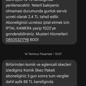 Habersiz Başlatılan Mobil Abonelik Ve Haksız Ücret Kesintisi