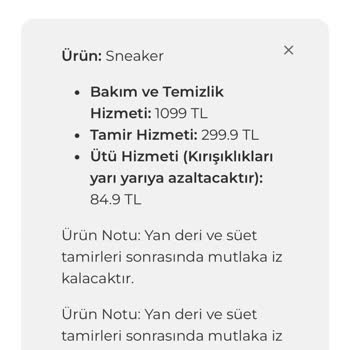 Ayakkabımın Tamiri Ve Temizliği Beklediğim Gibi Yapılmadı