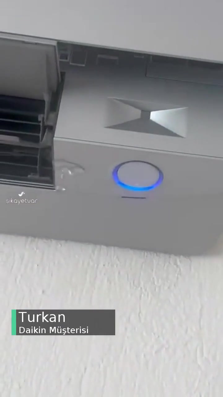 Daikin Klima Montaj Sorunu videonun kapak resmi