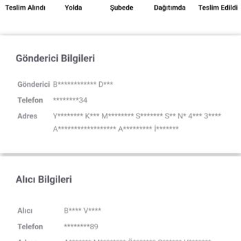 Teslim Edilmeyen Ürün, Yanıltıcı Kargo Bilgisi Ve Ulaşılamayan Müşteri Hizmetleri