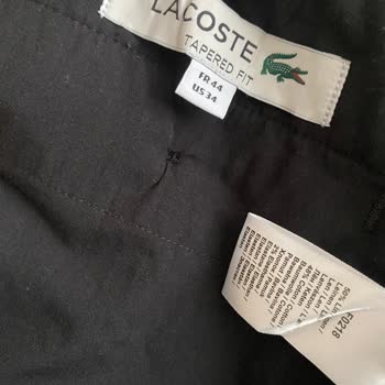 Lacoste Yanlış Bilgilendirme Sonucu Uygun Olmayan Pantolon Satışı!