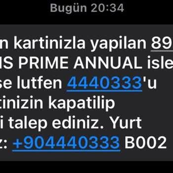 Onayım Olmadan Kartımdan Yapılan İşlemin İadesini Talep Ediyorum