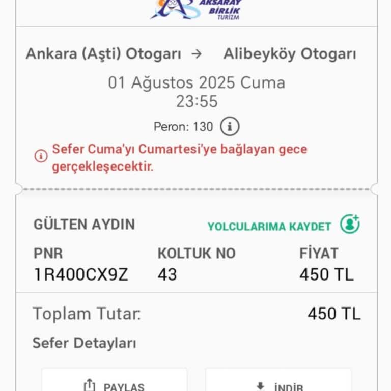 Otobüsün Yanlış Perona Yanaşması Ve Bilgilendirme Eksikliği Nedeniyle Yaşanan Mağduriyet