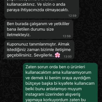 İade Talebime Olumsuz Yanıt Verildi