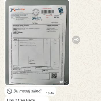 İnternet Üzerinden Parça Siparişi Sonrası Yaşanan Sorun