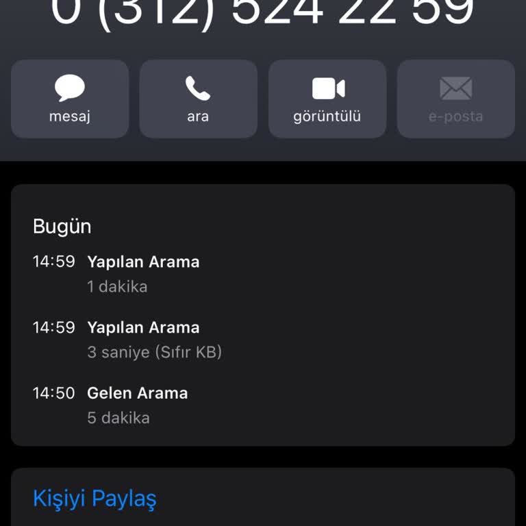 Bilinmeyen Numaradan Aranma Ve Kişisel Verilerin Korunması Talebi