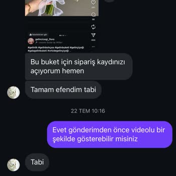 Görseldekiyle Alakasız Gelin Buketi Ve Satıcıdan Hiçbir Dönüş Yok!