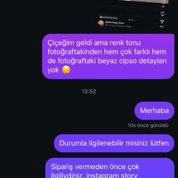 Görseldekiyle Alakasız Gelin Buketi Ve Satıcıdan Hiçbir Dönüş Yok!