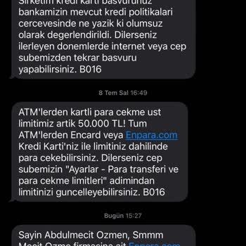Ticari Kredi Kartı Başvurularım Sürekli Ve Gerekçesiz Olarak Reddediliyor