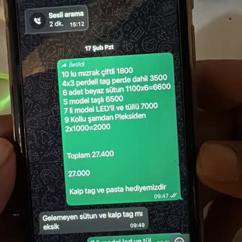 Sipariş Verilen Ürünlerin Eksik Ve Kullanılamaz Gelmesi