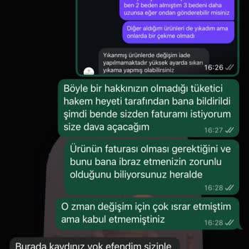 Aldığım Ürünle İlgili Fatura Ve Çözüm Sorunu Yaşıyorum