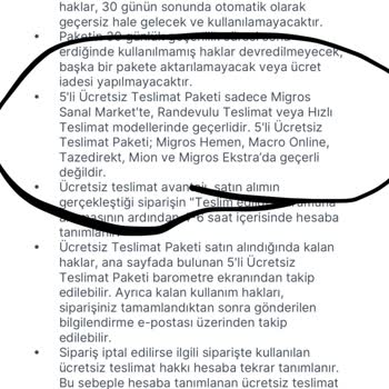 Ücretsiz Teslimat Paketi Sorunu Ve Yanıltıcı Bilgilendirme