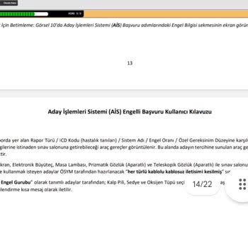 YKS Sınavında Engelli Adaylara Uygun Ve Kolay Sorular Sorulmasını Talep Ediyorum