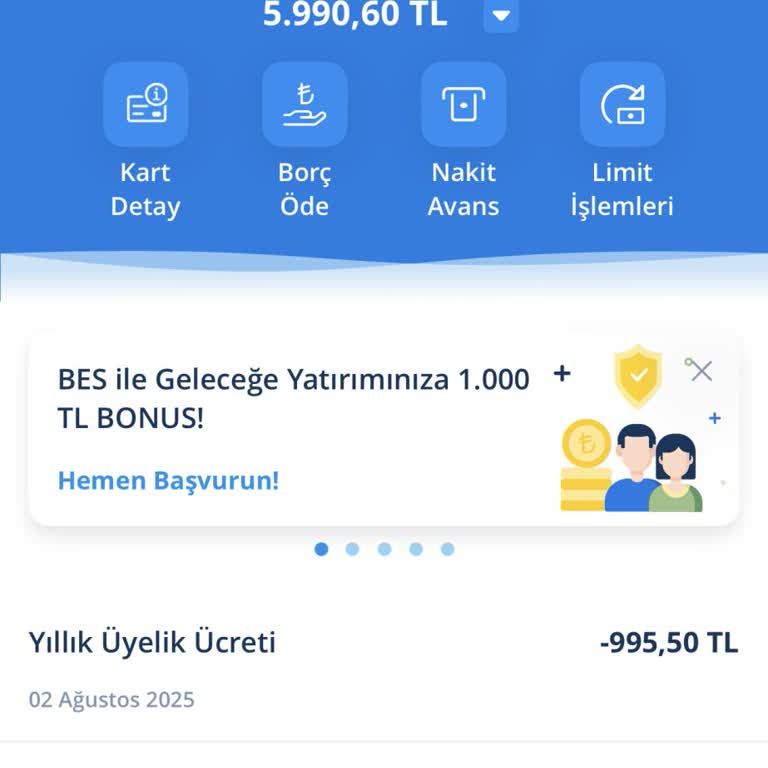 Denizbank Kredi Kartıma Yansıtılan Yıllık Üyelik Ücretinin İptalini Talep Ediyorum