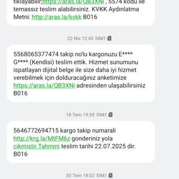 Aras Kargo İle Sürekli Teslimat Sorunu Ve Bilgi Eksikliği Yaşıyorum