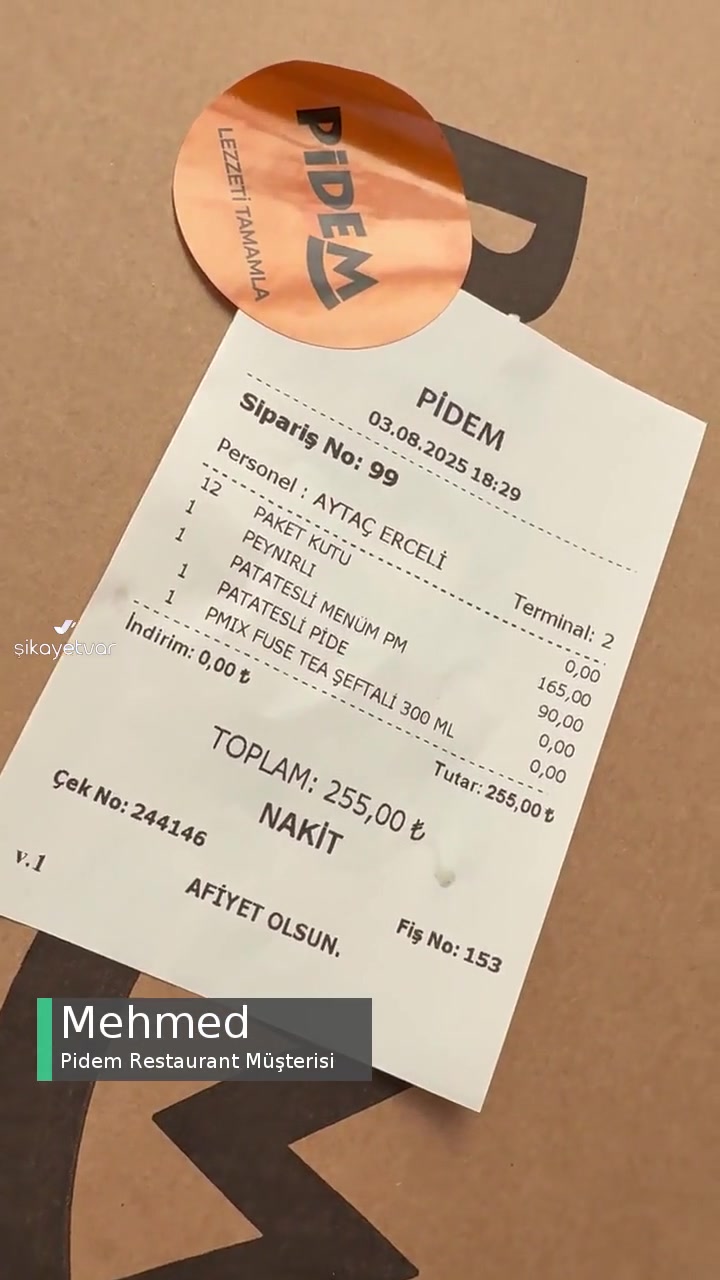 Pidem Restaurant Ve Çalışanların Sorumsuzluğu videonun kapak resmi