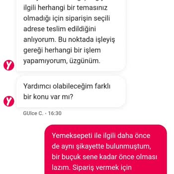 Yanlış Adrese Teslim Edilen Sipariş Ve Yetersiz Müşteri Hizmeti Nedeniyle Mağduriyet