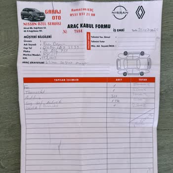 Yetkili Serviste Onaysız Test Sürüşü Ve Yakıt Tüketimi Mağduriyeti