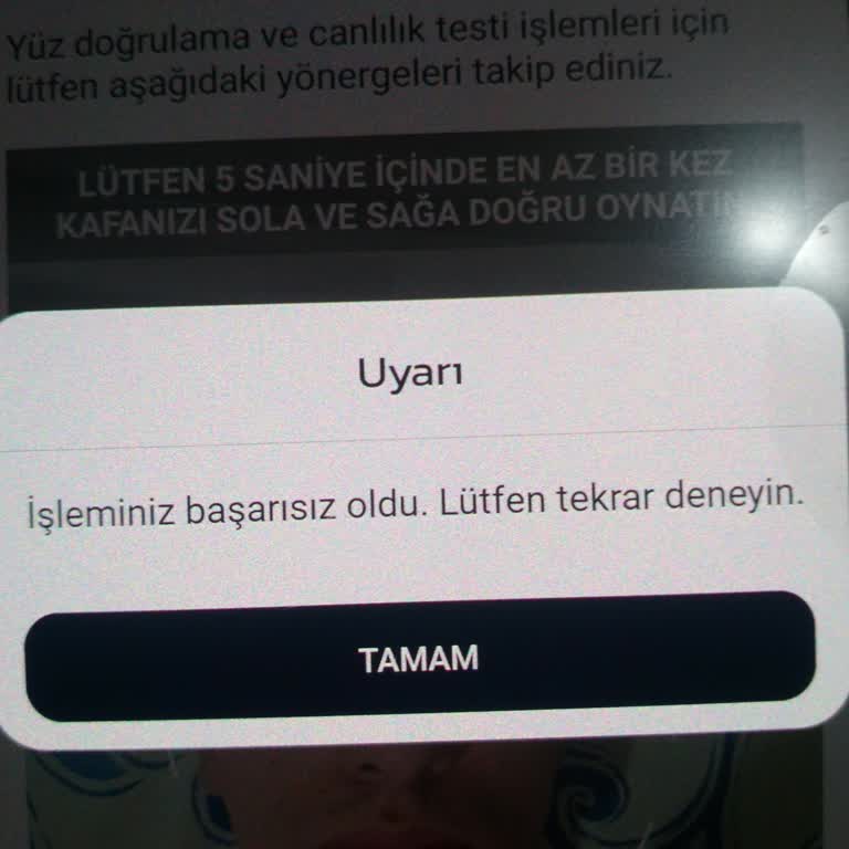 Canlılık Doğrulaması İşlemi Kullanıcıyı Mağdur Ediyor