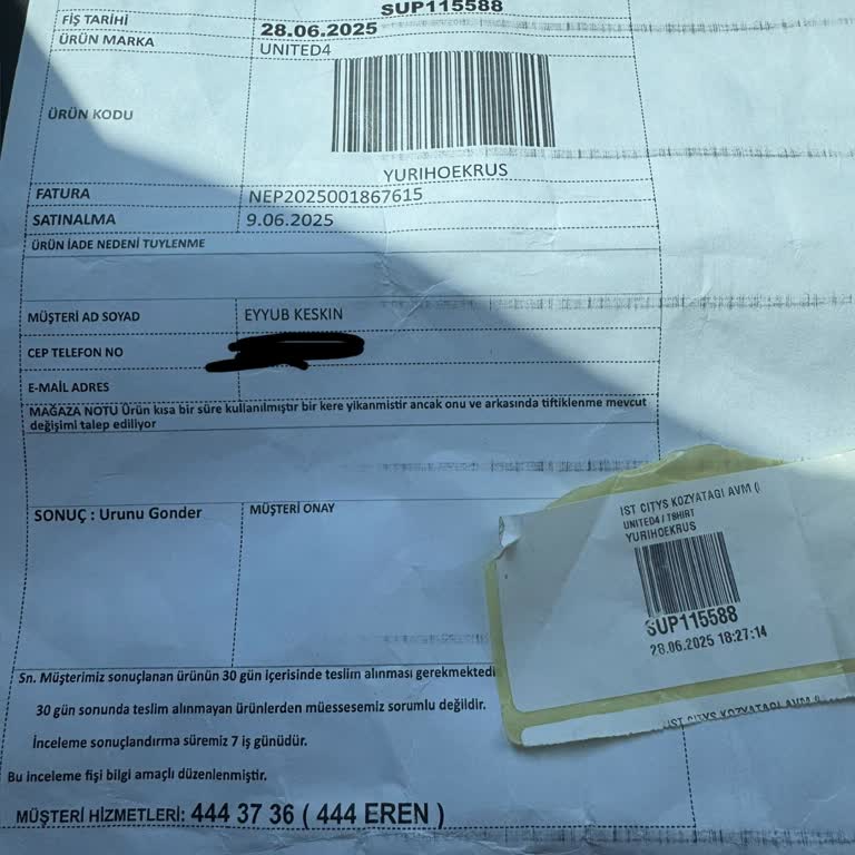 Bir Yıkamada Tüylendi, İade Reddedildi!