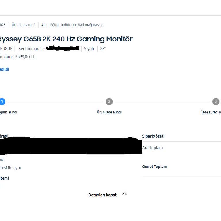 Samsung Monitör İadesinde Sürekli Oyalama Ve İletişimsizlik