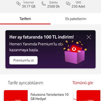 Vodafone Kampanyalarına Erişememe Sorunu Çözülmeli