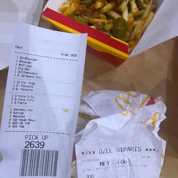McDonald's'tan Bayat Ve Eski Ürün Teslimatı