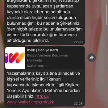 İwallet Bakiyemi Kullanamıyorum Müşteri Hizmetleri Çözüm Sunmuyor