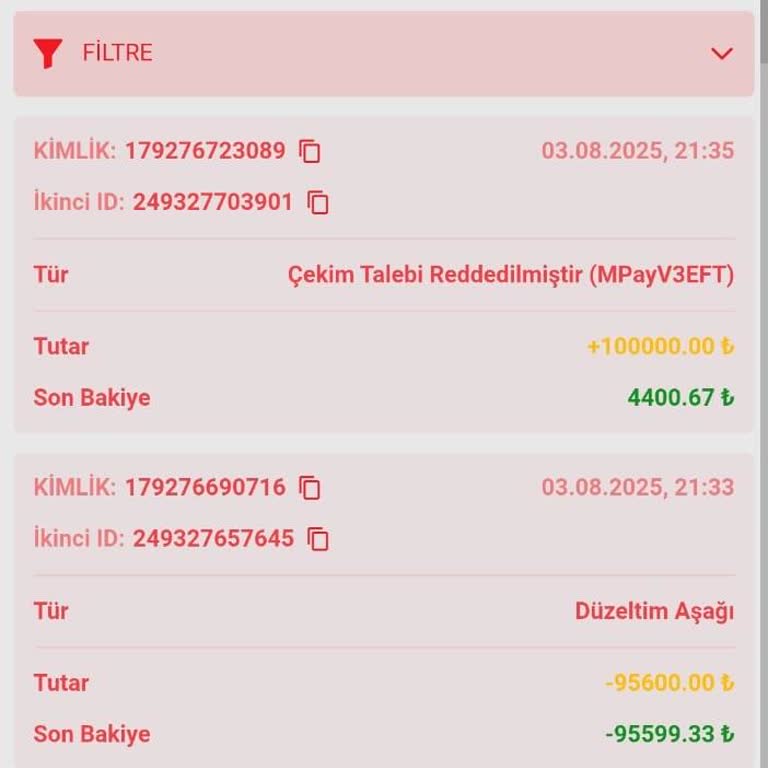 Vaycasino Bonus Kazancımı Haksız Yere Silip Ödeme Yapmadı