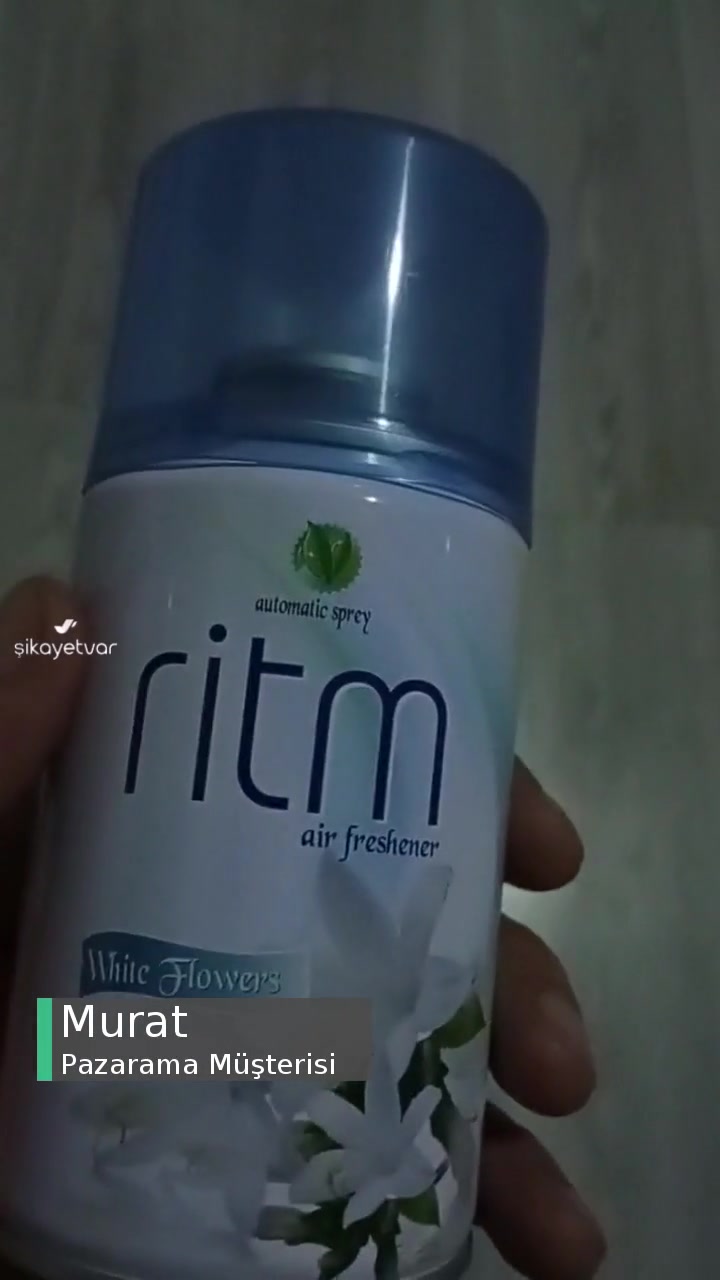 Pazarama Ritm Oda Kokusu Kalitesiz Sprey Kutu Malzemesi! videonun kapak resmi
