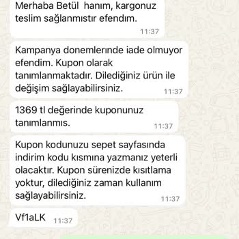 İade Edilen Ürün İçin Para İadesi Sorunu