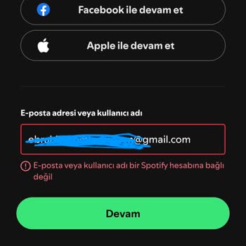 Spotify Hesap Ekleme Ve Oturum Açma Sorunu