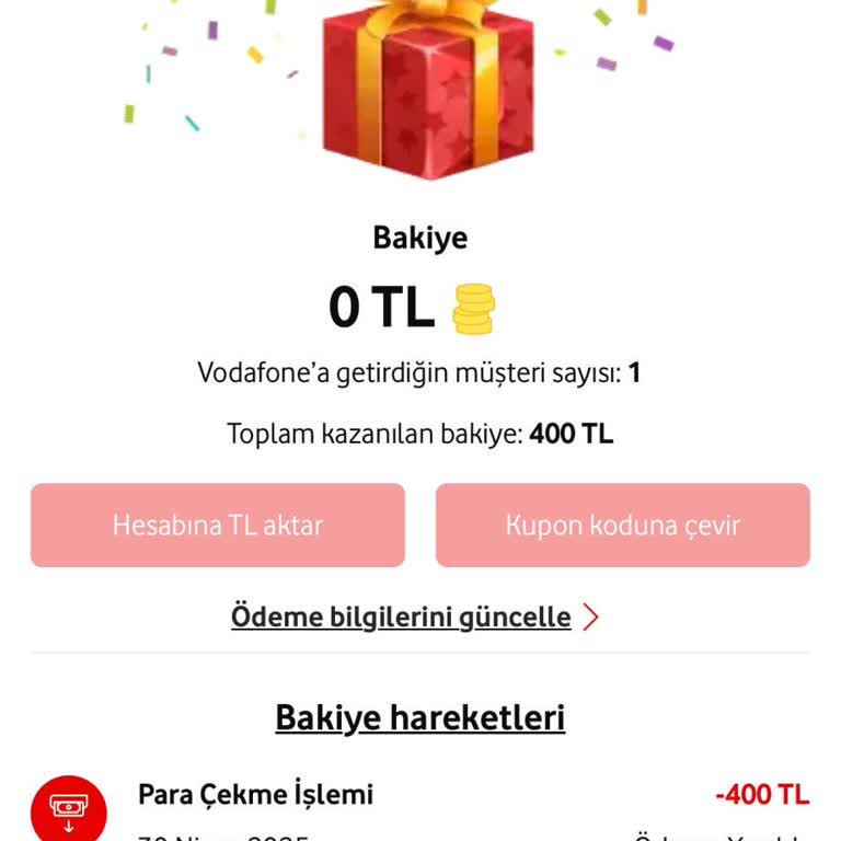 Vodafone Linka At Kampanyasında Ödeme Yapılmadı