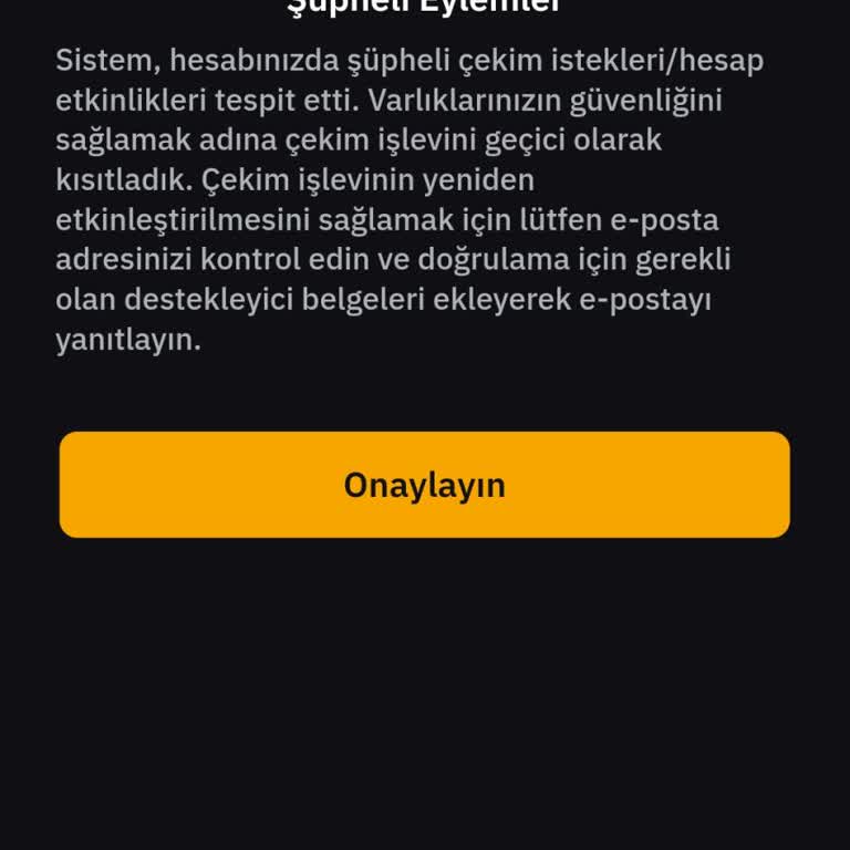 Bybit Hesabımda Bloke Nedeniyle Para Çekemiyorum, Canlı Destekten Çözüm Alamıyorum