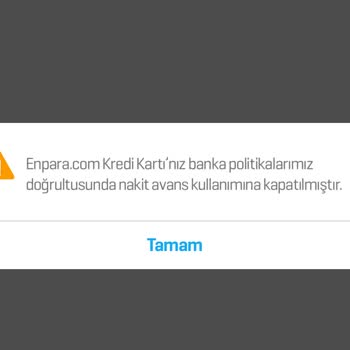 Nakit Avans Özelliği Aniden Kapatıldı, Bilgilendirme Yapılmadı