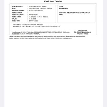 Ziraat Bankası'ndan Haksız Ücret Kesintileri Ve Yüksek Faiz Mağduriyeti